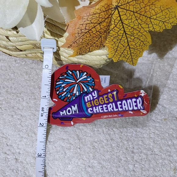 Mom My Biggest Cheerleader 3pc Stationary Set (Sticky Notes, Pen & Magnet) NIP🐈 - Picture 6 of 8